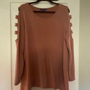 Apt 9 Long Sleeve Cold Shoulder XL